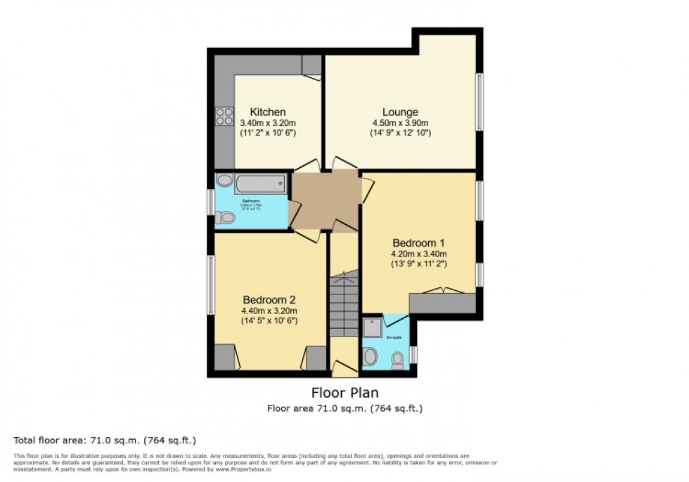 Floorplan for 38 Muir Drive, Irvine, Ayrshire, KA12 0NN, UK