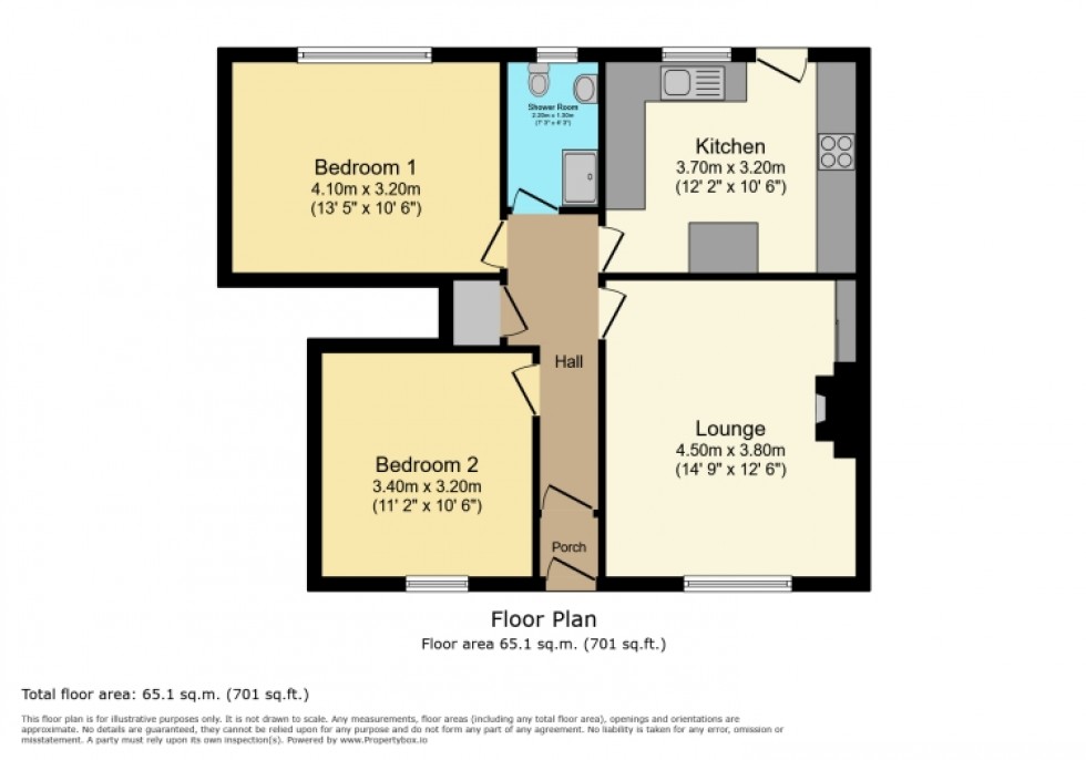 Floorplan for 70 Clark Drive, Irvine, Ayrshire, KA12 0LB, UK