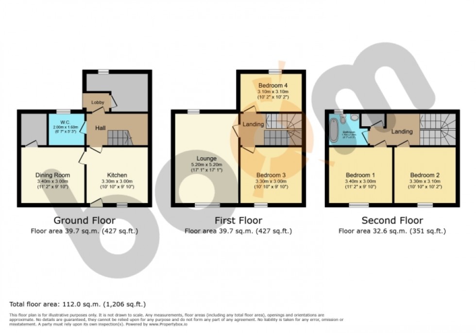 Floorplan for 10 Mains River, Erskine, Renfrewshire, PA8 7JP, UK