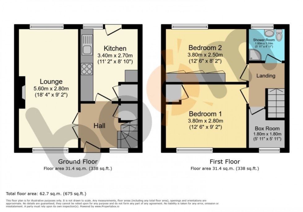Floorplan for 3 Alexander Fleming Avenue, Kilbirnie, Ayrshire, KA25 6HB, UK