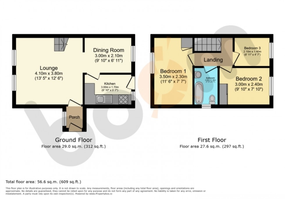 Floorplan for 2 Maxwell Court, Beith, Ayrshire, KA15 1DP, UK
