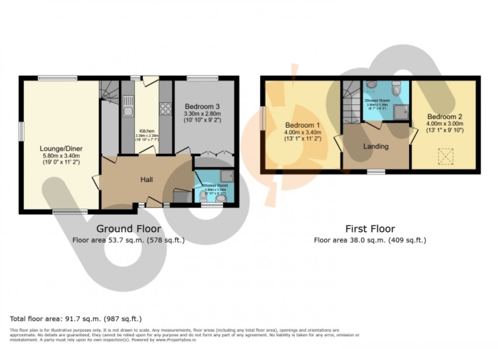 Floorplan for 15 Aberlour Place, Lawthorn, Irvine, Ayrshire, KA11 2BW, UK