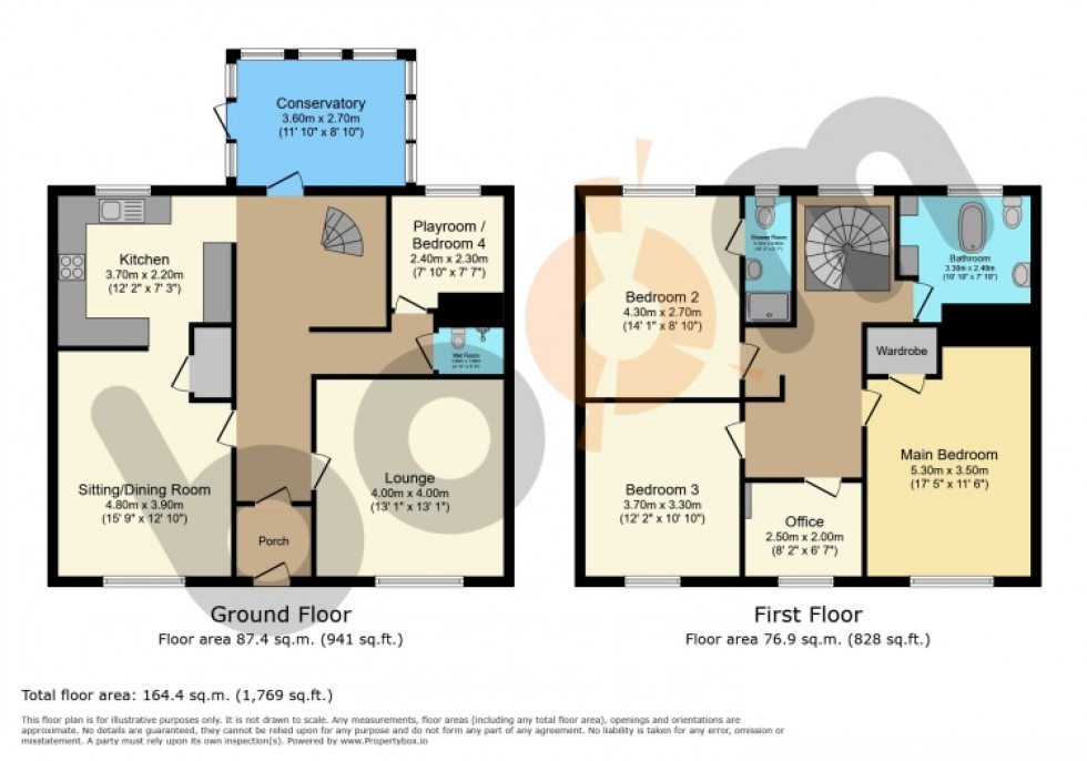 Floorplan for 59 Wilson Street, Beith, Ayrshire, KA15 2BE, UK