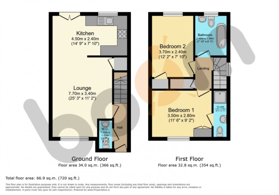 Floorplan for 4 Millbarr Grove, Barrmill, Beith, Ayrshire, KA15 1GA, UK