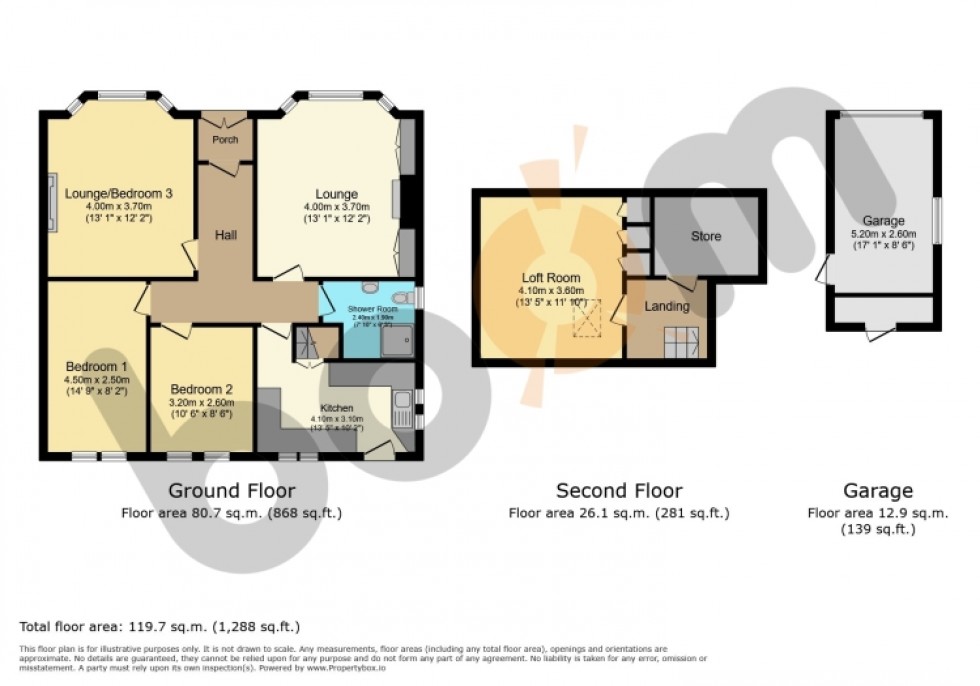 Floorplan for 38 Stoneyholm Road, Kilbirnie, Ayrshire, KA25 7JS, UK