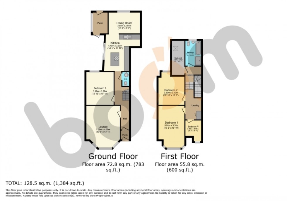 Floorplan for 49 Stoneyholm Road, Kilbirnie, Ayrshire, KA25 7JS, UK