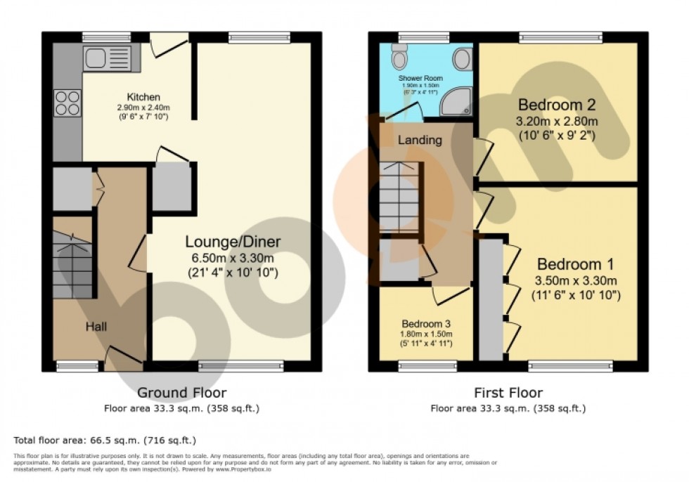 Floorplan for 226 Gilmartin Road, Linwood, Paisley, Renfrewshire, PA3 3ST, UK