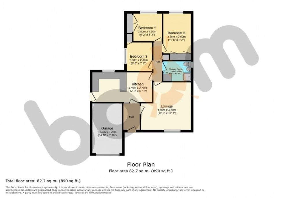Floorplan for 30 Lancaster Avenue, Beith, Ayrshire, KA15 1AR, UK