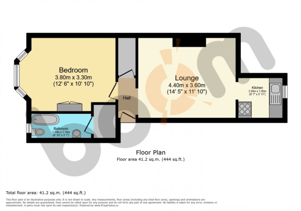 Floorplan for 33a McLelland Drive, Kilmarnock, Ayrshire, KA1 1SG, UK