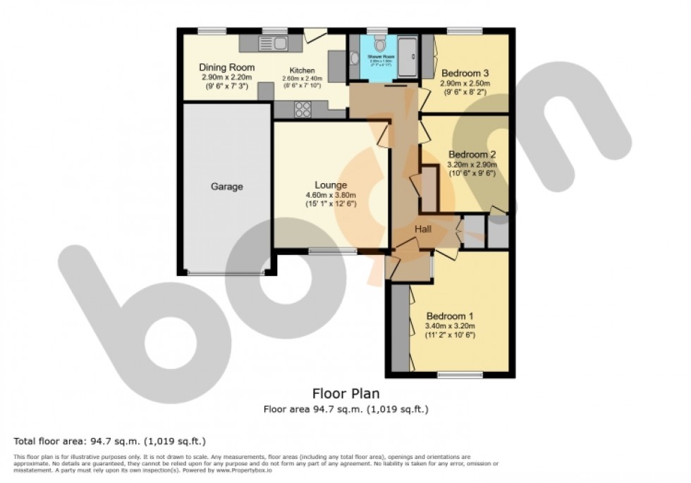 Floorplan for 12 Craigends Road, Glengarnock, Beith, Ayrshire, KA14 3AE, UK