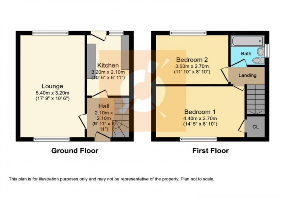 Floorplan for 7 Holehouse Drive, Kilbirnie, Ayrshire, KA25 7BJ, UK