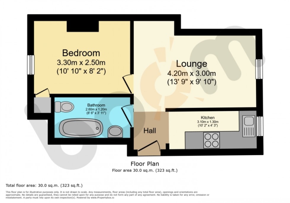 Floorplan for G/R 10 Muirend Street, Kilbirnie, Ayrshire, KA25 7DQ, UK