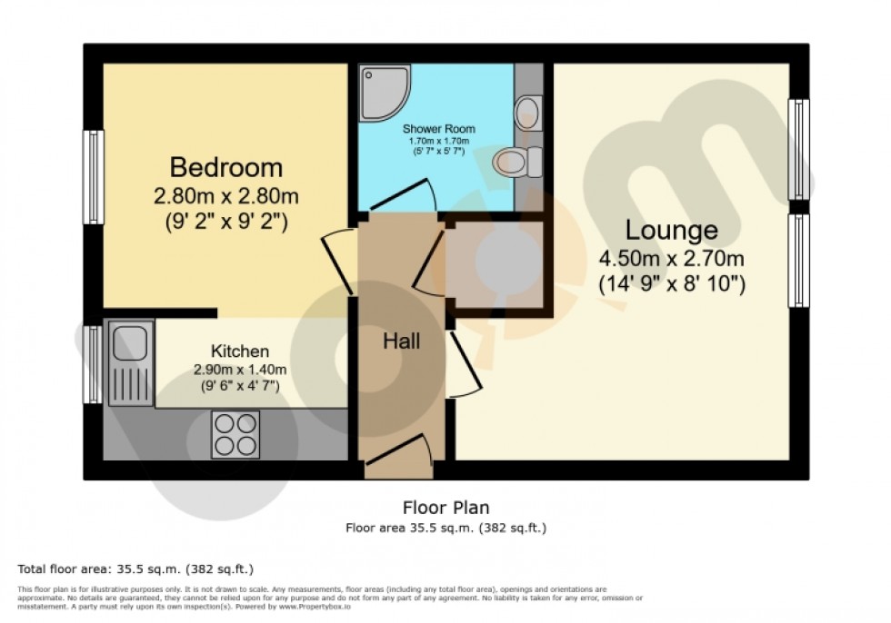 Floorplan for 23 Main Street Glengarnock, Glengarnock, Beith, Ayrshire, KA14 3AX, UK