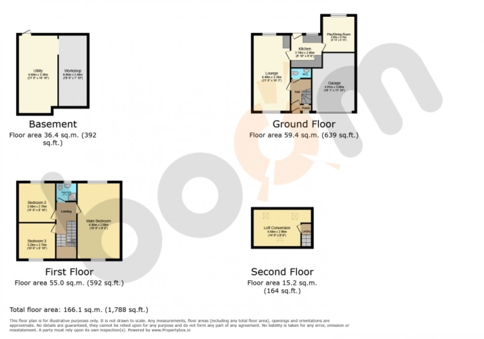 Floorplan for 11 Moorhouse Avenue, Paisley, Renfrewshire, PA2 9NX, UK
