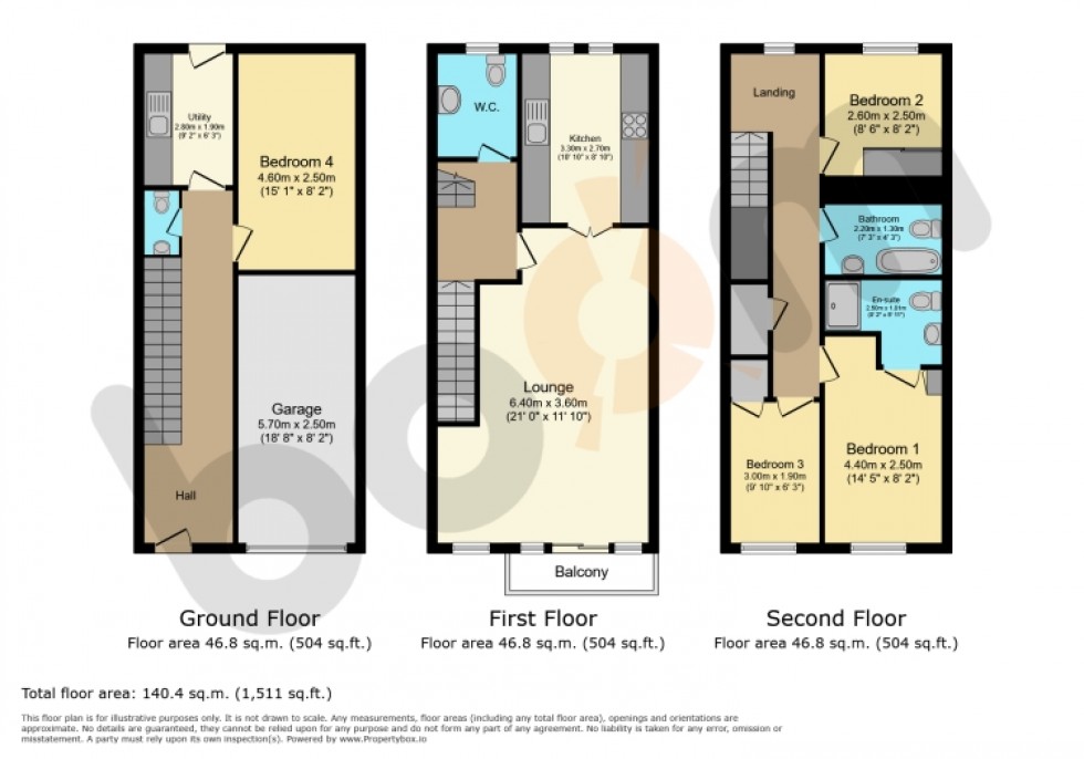 Floorplan for 10 James McKechnie Avenue, Paisley, Renfrewshire, PA2 7FG, UK