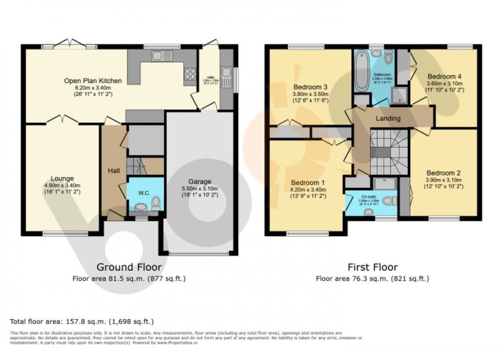 Floorplan for 2 Juniper Street Perceton, Perceton, Irvine, Ayrshire, KA11 2GW, UK
