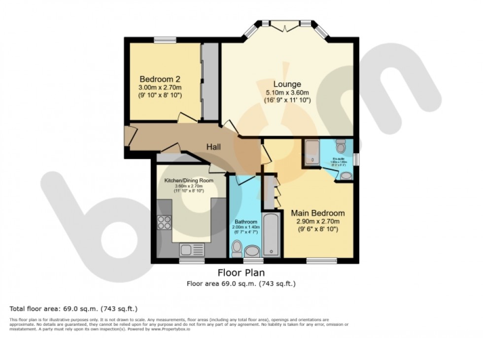 Floorplan for 5d Queen Elizabeth Gardens, Clydebank, Dunbartonshire, G81 3BX, UK