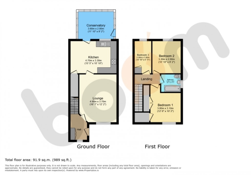 Floorplan for 12 Westpark Wynd, Dalry, Ayrshire, KA24 5BQ, UK