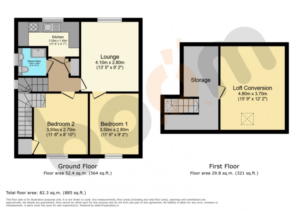 Floorplan for 24b Floorsburn Crescent, Johnstone, Renfrewshire, PA5 8PF, UK
