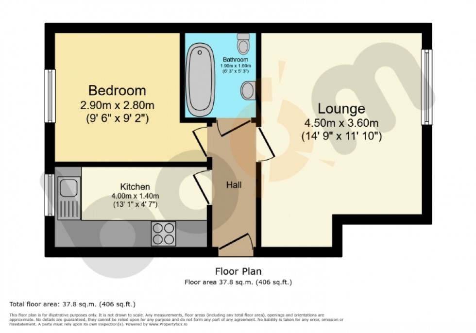 Floorplan for 2b Knoxville Road, Kilbirnie, Ayrshire, KA25 7EB, UK