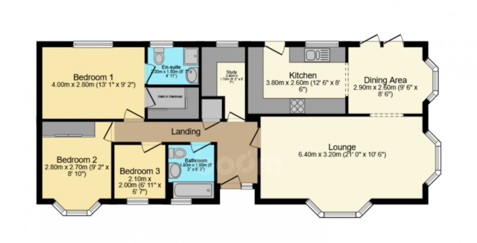 Floorplan for 21 Willow Park Lochlibo Road, Burnhouse, Beith, Ayrshire, KA15 1LF, UK
