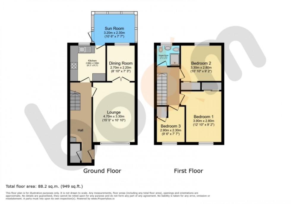 Floorplan for 11 Eriskay Court Dreghorn, Dreghorn, Irvine, Ayrshire, KA11 4JP, UK