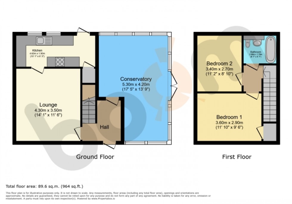 Floorplan for 23 Reid Avenue, Dalry, Ayrshire, KA24 4BH, UK