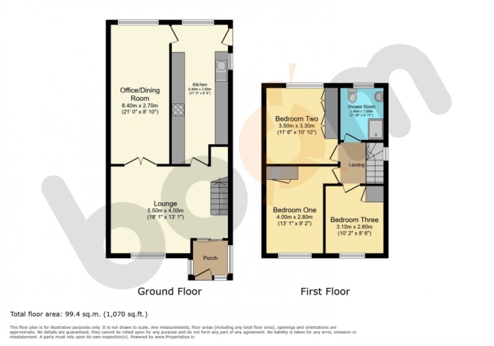 Floorplan for 16 Antonine Road, Bearsden, Glasgow, G61 4DP, UK