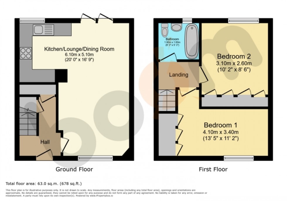 Floorplan for 35 Erskinefauld Road Linwood, Linwood, Paisley, Renfrewshire, PA3 3QG, UK