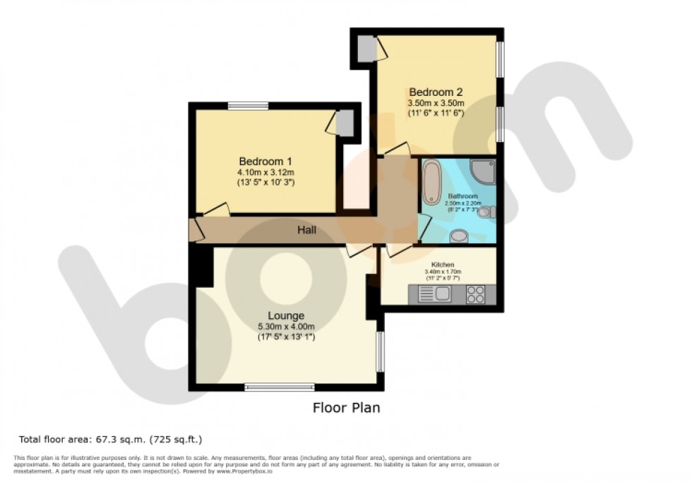 Floorplan for 26 Head Street, Beith, Ayrshire, KA15 2EU, UK