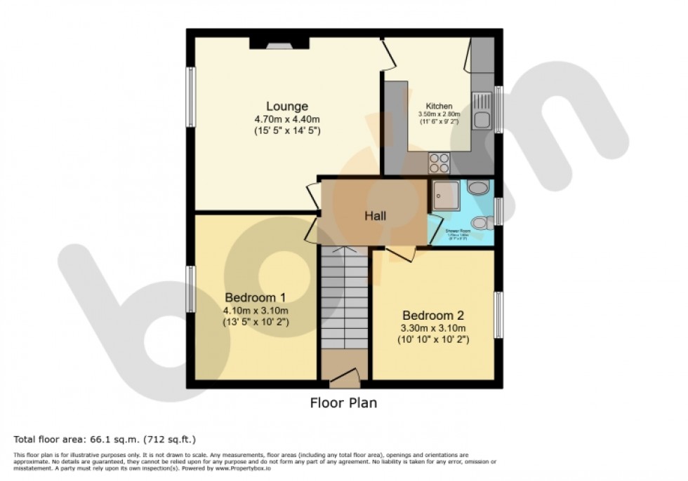 Floorplan for 131 Faifley Road, Clydebank, Dunbartonshire, G81 5AR, UK