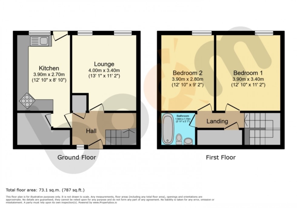 Floorplan for 5 Park Green, Erskine, Renfrewshire, PA8 7HJ, UK